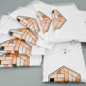 Packaged T-shirts for Project Modulahaus. T-shirts for Project Modulahaus.