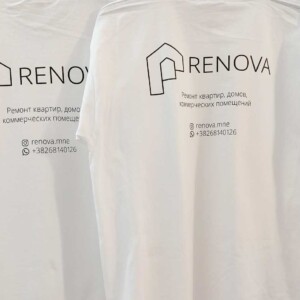 T-shirt for Renova company.
Back side. T-shirt for Renova company. Back side.